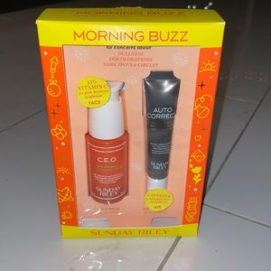 Sunday Riley Morning Buzz Brightening Serum Duo- Never Opened